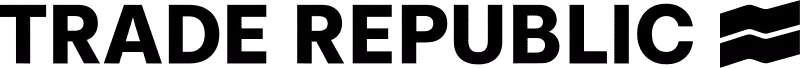 Logo Trade Republic – néo-banque d'investissement allemande proposant crypto, actions et ETF